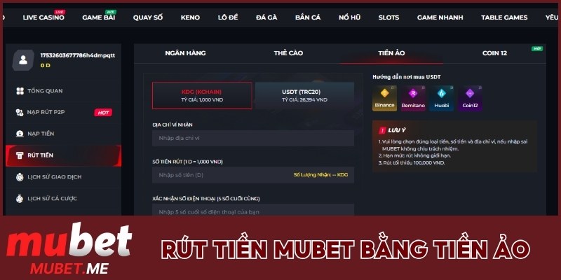 Khách hàng thao tác bằng tiền ảo dễ dàng